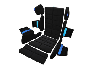 Motorsport seat cushion / padding insert set. Porsche 992.1 GT3 CUP 4.0L Model 2021 - 9F1881441D, 9F1881441T, 9F1881441P, 9F1881441G, 9F1881441E, 9F1881441K